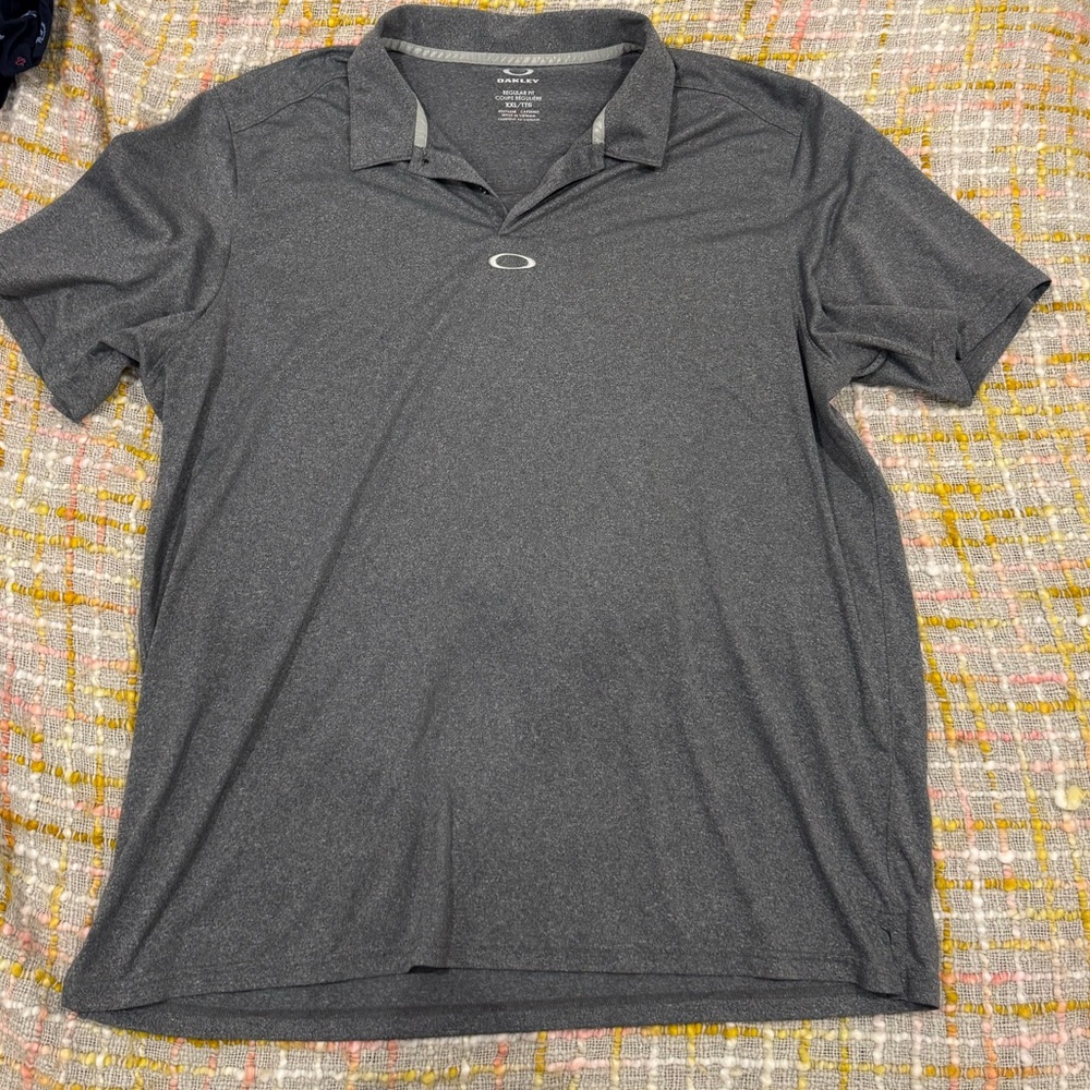 Oakley Gray Polo Shirt Classic Style